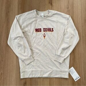 Lululemon ASU Sun devils Red Devils over size sweater sz 4